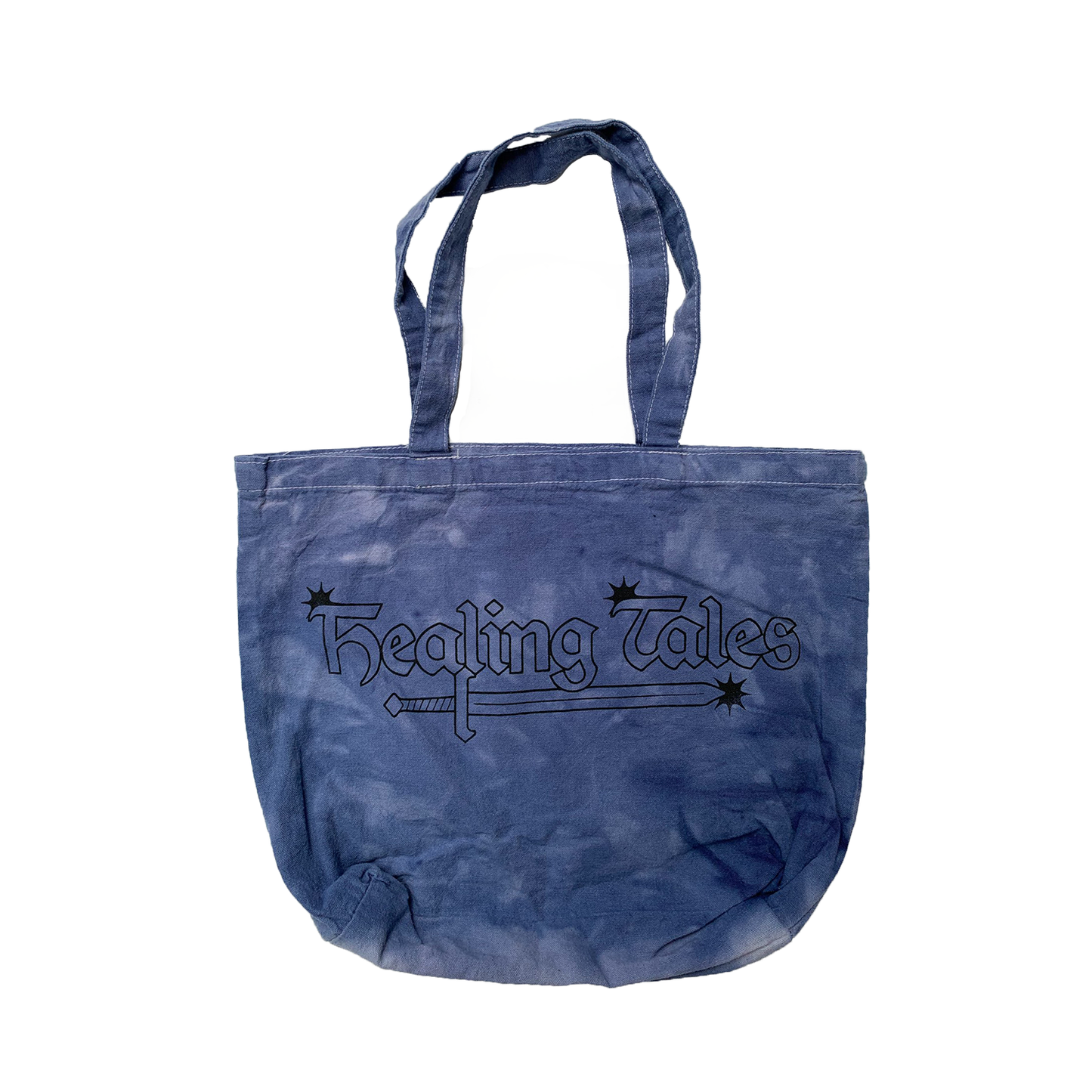 Star Logo Tote Bag - Blau gewaschen