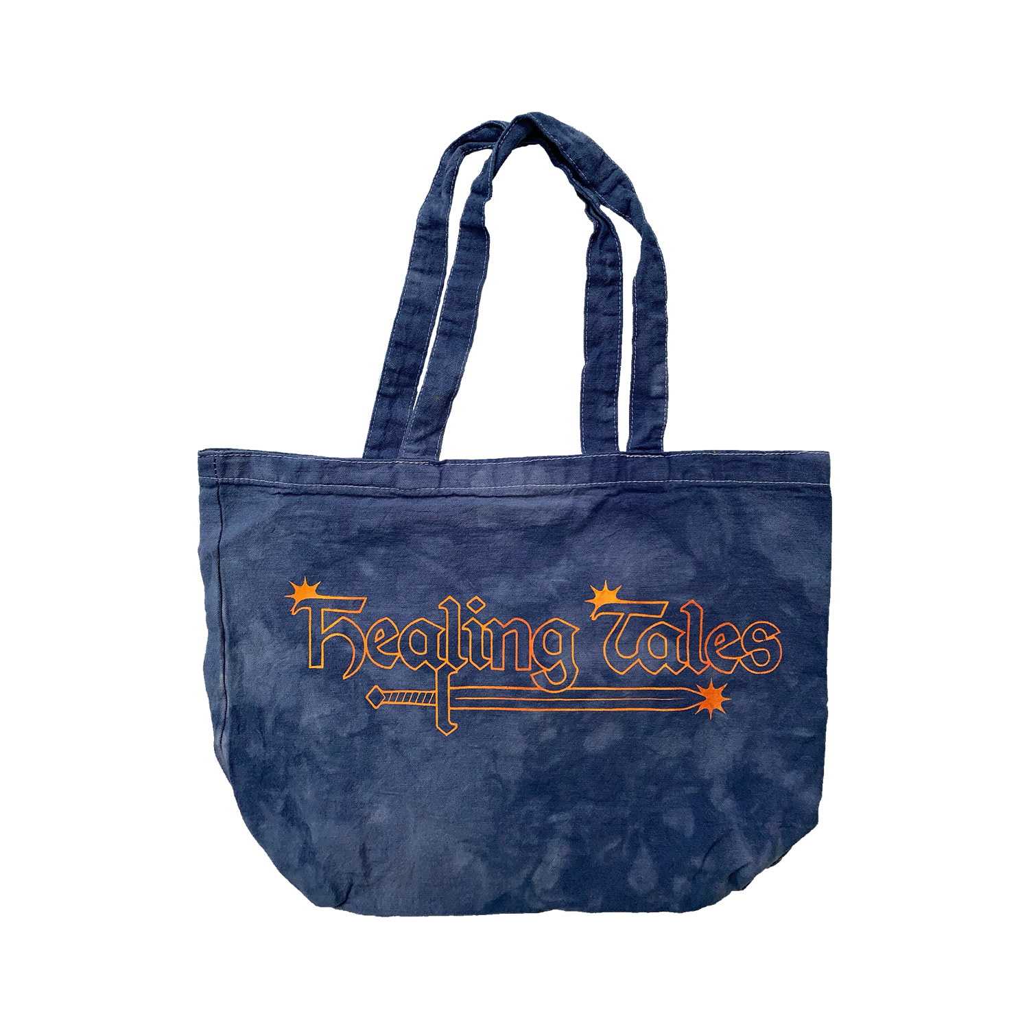 Star Logo Tote Bag - Blau gewaschen