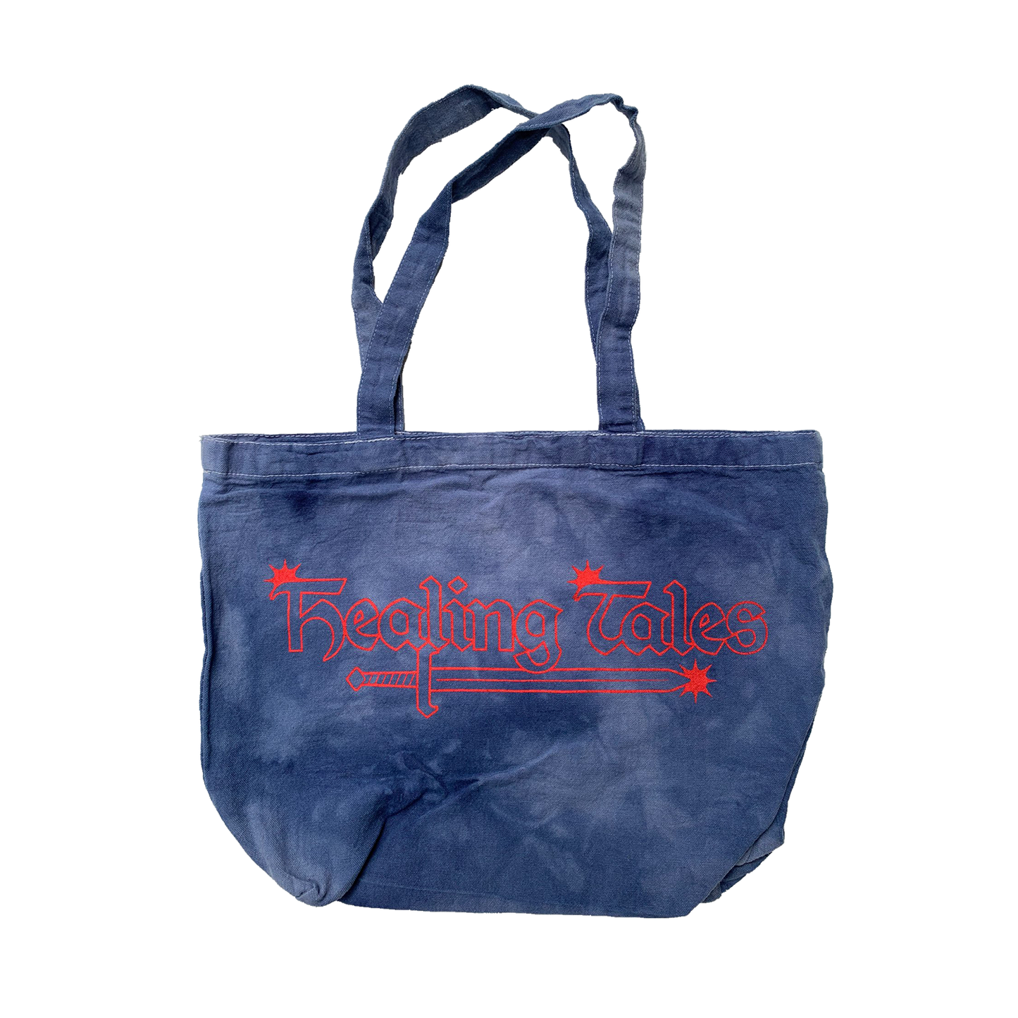 Star Logo Tote Bag - Blau gewaschen