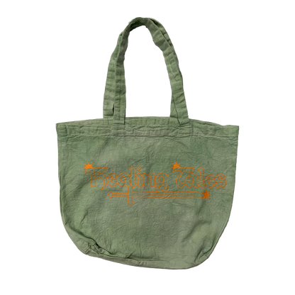 Star Logo Tote Bag - Washed Green